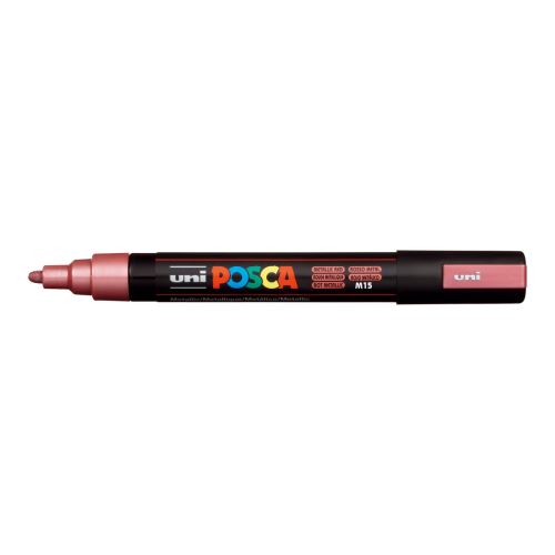 Posca popisovač PC-5M, 1,8 - 2,5 mm, metalická červená (M15)