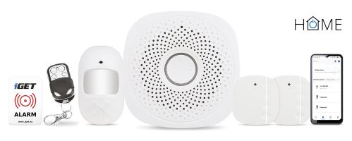 iGET HOME X1 - Inteligentní Wi-Fi alarm, v aplikaci i ovládání IP kamer a zásuvek, Android