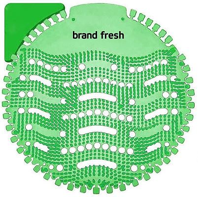 Sítko do pisoáru aromafresh zelené - jablko