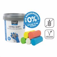 Creall modelovací hmota Ultra soft, 5 × 60 g, kelímek, mix barev