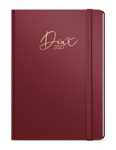 Týdenní diář - Prokop - Luxi - B6 - bordó