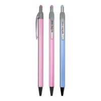 Spoko ReLeaf kuličkové pero - Stripes, Needle Tip, modrá náplň, displej, mix barev (1)
