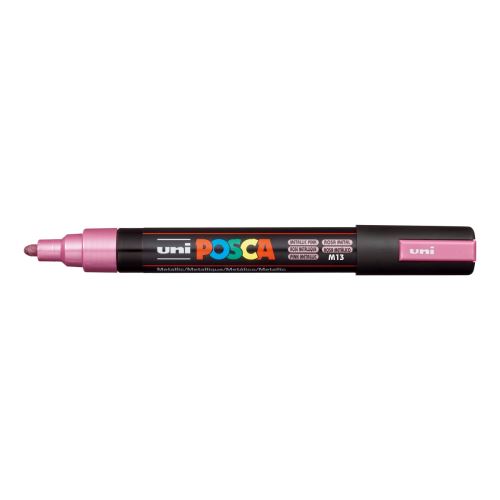Posca popisovač PC-5M, 1,8 - 2,5 mm, metalická růžová (M13)