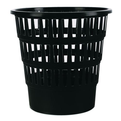 Odpadkový koš perforovaný, 16 l, PP, černý Office Products
