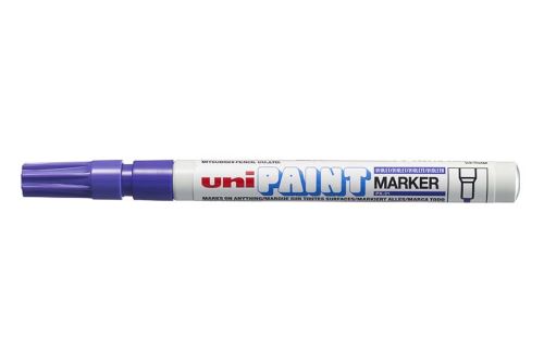 Popisovač UNI PX-21 PAINT Fine 0,8-1,2 mm fialový