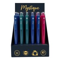 Gelové pero Mystique, ST Tip, modrá náplň, mix barev (2)
