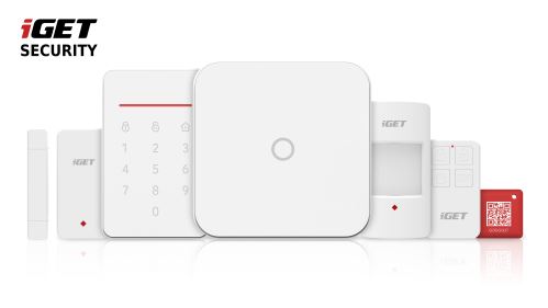 iGET SECURITY M4 - Inteligentní WiFi alarm, ovládání IP kamer a zásuvek, záloha GSM, Andro