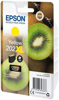 EPSON singlepack,Yellow 202XL,Premium Ink,XL, originál