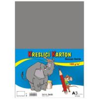 Kreslící karton šedý A3 180gr. / 50 ks