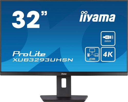 32" iiyama XUB3293UHSN-B5: IPS,4K,USB-C,HAS