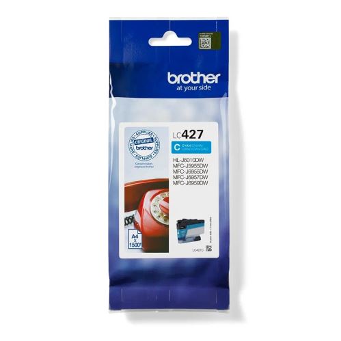 Brother LC-427C (inkoust cyan, 1 500 str.), originál
