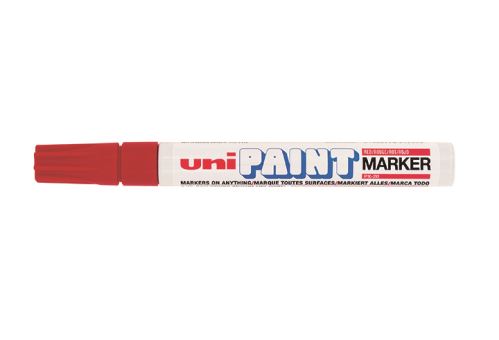 Popisovač UNI PX-20 PAINT Medium  2,2-2,8 mm červený
