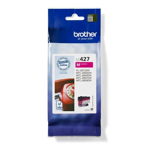Brother LC-427M (inkoust magenta, 1 500 str.), originál