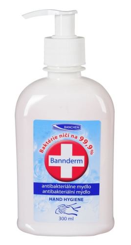 BANNDERM antibakteriální mýdlo 300ml
