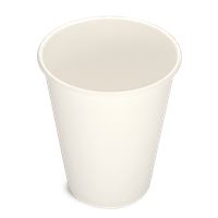 Papírový kelímek 0,3 l CTG O90 mm bílý ideal pack®