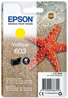 Epson singlepack, Yellow 603, originál