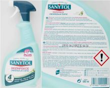 Sanytol univerzální čistič, 4 účinky, sprej, limetka 500 ml_2 (1)