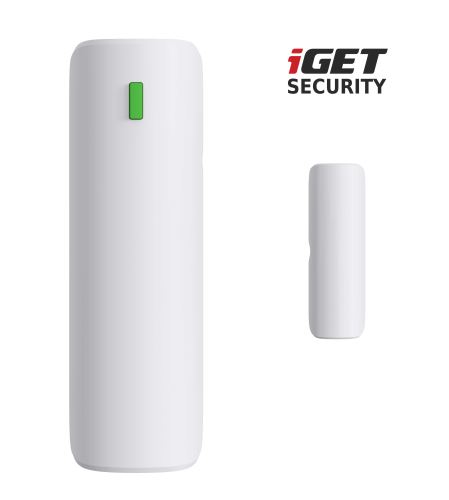 iGET SECURITY EP4 - bezdrátový magnetický senzor pro dveře/okna pro alarm M5, výdrž batt.