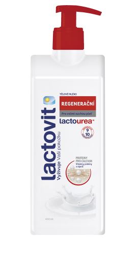 Lactovit Lactourea - tělové mléko, regenerační, 400 ml.