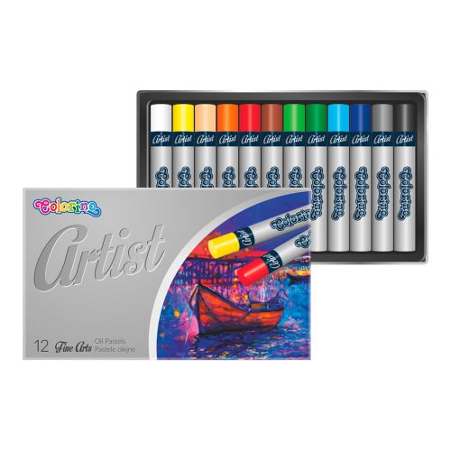 Colorino Artist olejové pastely, kulaté, 12 barev