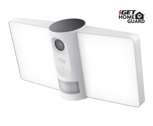 iGET HGFLC890 - WiFi venkovní IP FullHD 1080p kamera s LED světlem a zvukem, IP66, 230V, s