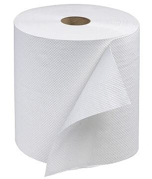 Papírové ručníky MAXI rolované bílé 2-vrstvé 100m