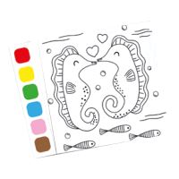 Carioca omalovánky s vodovými barvami ARTivity - Sea Life, 5+ (1)