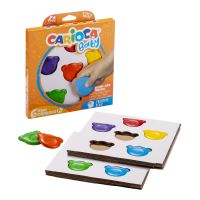 Carioca voskovky Baby Teddy 1+ - krabička, 6 ks, mix barev (1)