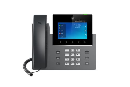 Grandstream GXV3450 SIP video telefon, 5"IPS bar.dot.displ., 16 SIP účty, Android11, WiFi,