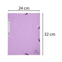 Excacompta mapa 253 s gumičkou Aquarel, A4 maxi, prešpán, fialové (4)