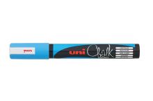 UNI PWE-5M křídový popisovač, 1,8 - 2,5 mm, světle modrý