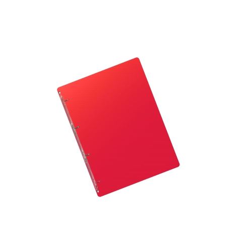 Pořadač PP A4 4kr. Lines červená
