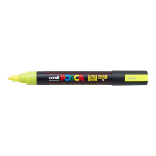 Posca popisovač PC-5M, 1,8 - 2,5 mm, fluo žlutá (F2)