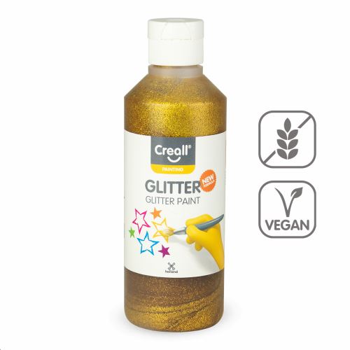 Creall barva Glitter, 250 ml, zlatá