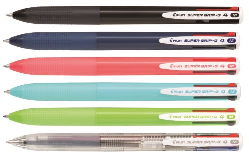 Kuličkové pero vícebarevné Pilot Super Grip-G4