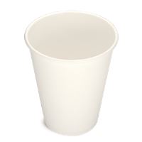 Papírový kelímek 0,3 l CTG O90 mm bílý ideal pack® (1)