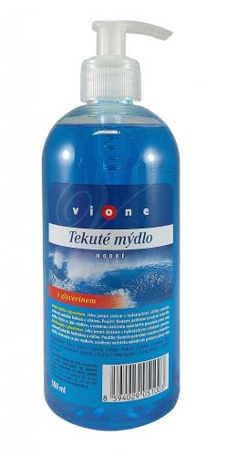 Vione tekuté mýdlo 500 ml. modré - moře čiré s glycerinem s pumpičkou