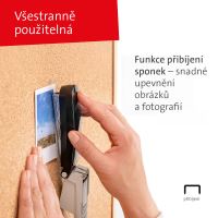 Novus sešívačka E 20, 20 listů, šedočerná (10)