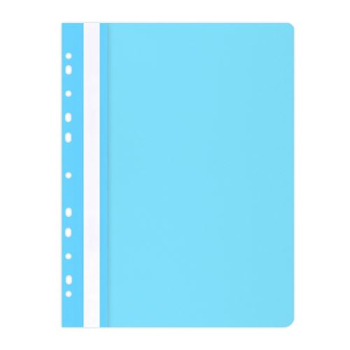 Office Products rychlovazač, A4, euroděrování, PP, 100/170 µm, světle modrý