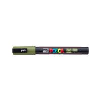 Posca popisovač PC-3M, 0,9 - 1,3 mm, khaki zelená (7) (1)