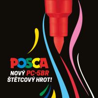 Posca sada popisovačů PC-5BR, 1 - 4 mm, mix barev (16 ks) (5)
