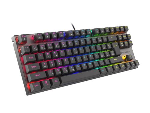 Genesis herní mechanická klávesnice THOR 303/TKL/RGB/Outemu Red/Drátová USB/CZ/SK layout/Č