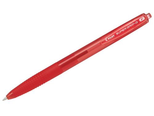 Kuličkové pero Pilot Super Grip G červené,hrot 0,7 , stiskací