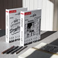 UNI PIN sada Lettering - dárkový box, 8 linerů + SHALAKU mikrotužka, mix barev (2)