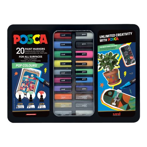 Posca sada popisovačů - POP, mix barev (20 ks)
