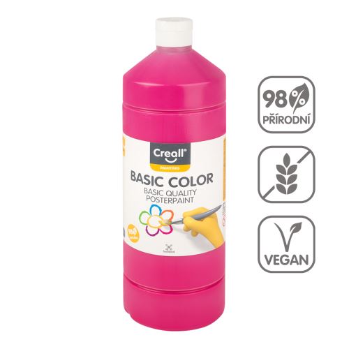 Creall temperová barva, 1000 ml, magenta
