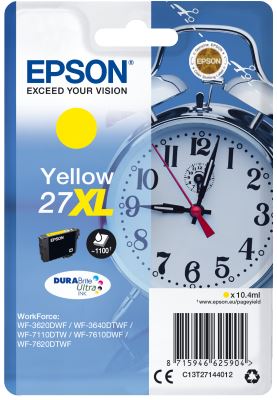 Epson Singlepack Yellow 27XL DURABrite Ultra Ink, originál
