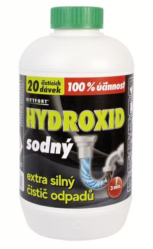 Hydroxid sodný 1 kg - čistič potrubí a odpadů