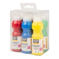 Creall sada temperových barev s houbičkou Spongy, 6 × 70 ml, mix barev (1)
