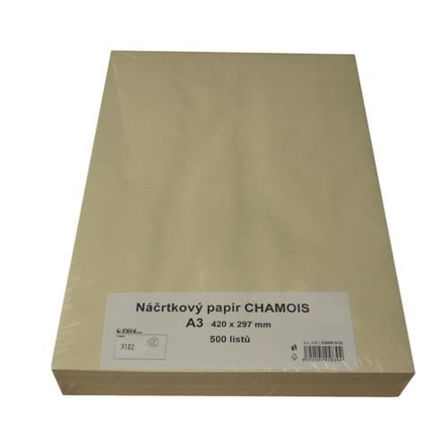Náčrtníkový papír CHAMOIS A3 500 listů